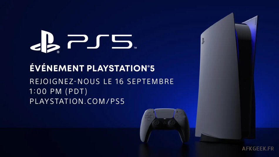 Sony : Playstation 5 RDV le 16 Septembre !